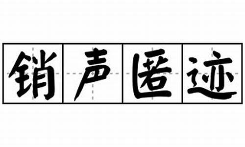 销声匿迹造句20字简单_销声匿迹造句20字简单一点